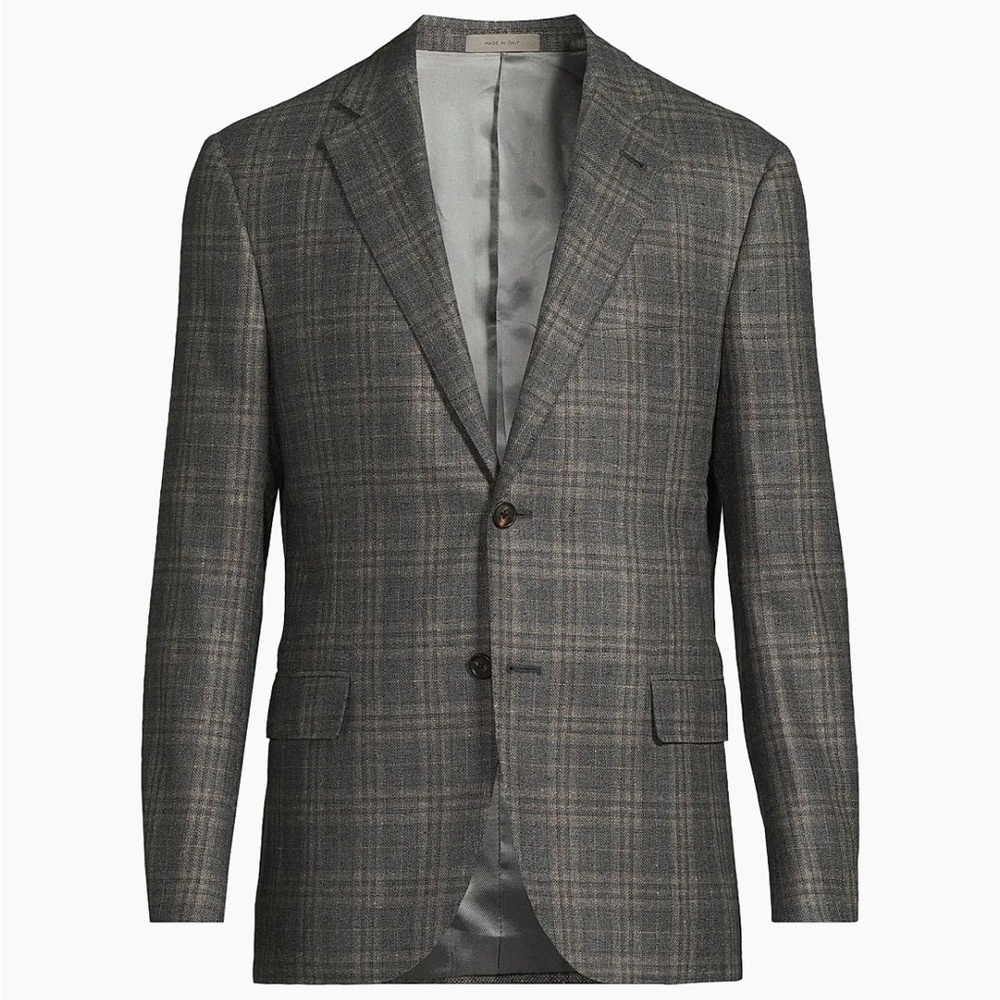 Canali 100% wool Plaid sports coat (made in Italy)